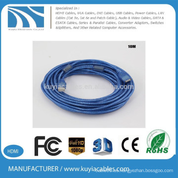 Precio de fábrica USB3.0 de alta velocidad Af al cable de extensión de 10m